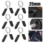 8PCS 25mm Barbell Bar Clamp Spring Collar Clips Gym Weight Dumbbell Lock Lift AU