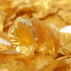 144X Gold Wedding Silk Rose Petals Bridal Flowergirl Basket Fake Flower Decorati