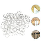 UP 500PCS 13mm Clear Plastic Roman Blind Curtain Rings O-Rings for Roman Shades