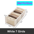 7 Grids Clothes Storage Bag Jeans Pants Drawer Organizer Divider Boxes Foldable