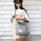 Tote Purse Travel Messenger Large Canvas Handbag Womens Shoulder Bag Ladies Gray