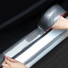 2.5M Carbon Fiber Car Door Sill Scuff Step Plate Panel Bumper Protector Strip AU