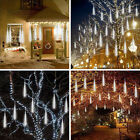 LED Solar Lights Meteor Shower Rain Christmas Tree String Lights Garden Outdoor