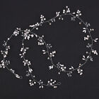 100cm Women Vine Crystal Pearl Wedding Headdress Chain Headpiece Hair Bridal