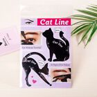 Cat Eyebrow Tool Makeup Model Eye Line Kit Eyeliner Stencil Liner vv Template