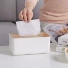 Tissue Box Dispenser Paper Storage Holder Napkin Case Organizer Wooden Cover AU