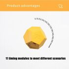 Cube Timer 450mAh Rechargeable Mini Time Management Cube Dodecagon Time Ball