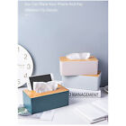 2x Tissue Box Dispenser Paper Storage Holder Napkin Case Organizer Wooden Cover