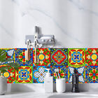 20pcs Moroccan Style Tile Wall Stickers Kitchen Bathroom Self Adhesive Stick On