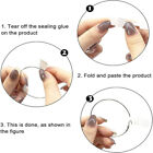 600PCS White Jewellry Ring Jewelry Tag Sticker Self Adhesive Pendant Price Label