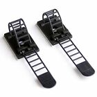 20X Adjustable Cable Clips Straps Adhesive Cord Management Wire Organizer Black