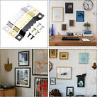 40PCS Sawtooth Picture Frame Hangers Oil Hanging Wall Hooks + Screws Black AUS