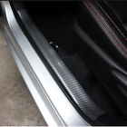 2.5M Carbon Fiber Car Door Sill Scuff Step Plate Panel Bumper Protector Strip AU