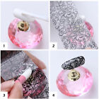 Galaxy Marble Transfer Foil Paper Star Glue Nail Art Stickers