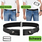 4X Buckle-free Stretch Elastic Belt Invisible No Bulge Hassle For Jean Women Men