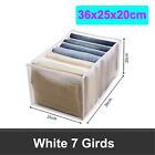 7 Grids Clothes Storage Bag Jeans Pants Drawer Organizer Divider Boxes Foldable
