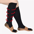 3 Pairs Compression Socks Copper Medical Stockings Travel Running Anti Fatigue