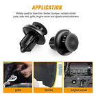 100pcs 8mm Hole Car Plastic Rivets Body Fastener Bumper Push Clips for Nissan