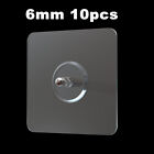 6/10/12mm Punch-Free Self Adhesive Screw Sticker Wall Hanging Hook Nail Holder