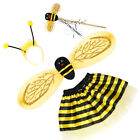 Kid Costume set Child headband skirt Bumblebee WING Halloween Fancy Bee Wings