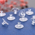 10X Large Plastic Rubber Disc Earring Backs To Secure Heavy Style Earrings AU