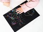 Scratch Paper Creative Art Rainbow Painting DIY Sketch bamboo pen kids Crafts
