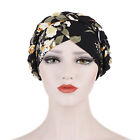 2X Women's Floral Chemo Cap Cancer Hat Muslim Hair Scarf Turban Hijab Head Wrap