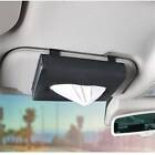1PC Car Tissue Box Visor Napkin Holder Paper Towel Sun Visor Napkin Holder Black