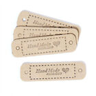 60Pcs Tags Handmade With Love Labels Clothing Tags DIY Crafts Sewing 55x15mm AU
