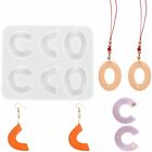 Silicone Earring Pendant Jewelry Mold Resin Casting Mould Tool DIY Epoxy AU NEW