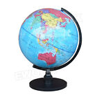 32cm World Globe Map Blue Ocean Swivel Stand Geography Educational Toy Gift