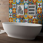 20pcs Moroccan Style Tile Wall Stickers Kitchen Bathroom Self Adhesive Stick On