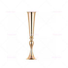 76cm Gold Mermaid Horn Vase Iron Centrepiece Flower Vase Party Wedding Pot Decor