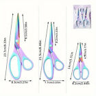3PCS Craft Scissor Titanium Soft Grip Sewing Scissor Set for Fabric Dressmaking