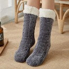 Foozie Socks Slipper Fuzzy Socks Winter Warm with Gripper Non Slip for Women