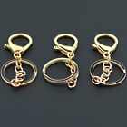 10 PCS Swivel Lobster Clasp Trigger Clip Key Ring Keychain Split Ring DIY Hook
