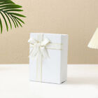 5PCS Elegant Folding Gift Box with Ribbon Bow One-Piece Shoe Apparel Box 22*16cm