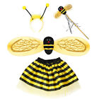 Kid Costume set Child headband skirt Bumblebee WING Halloween Fancy Bee Wings