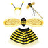 Kid Costume set Child headband skirt Bumblebee WING Halloween Fancy Bee Wings