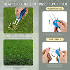 Golf Training Mat for Swing Detection Batting Golf Divot Grass Mat Set Portable