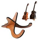 Folding Guitar Stand Floor Rack Electric Acoustic Bass Gig Holder Portable Wood