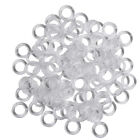 UP 500PCS 13mm Clear Plastic Roman Blind Curtain Rings O-Rings for Roman Shades