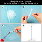 2PCS Acrylic Hat Pedestal Stand Wig Display Holder Storage Rack Caps Organizer