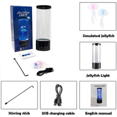 Jellyfish Lamp – 17-Colour LED Mood Night Light Aquarium