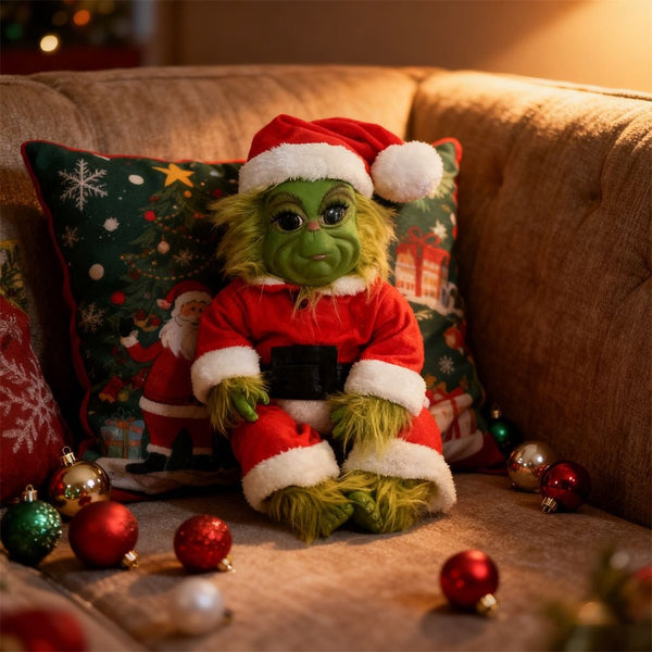 2026 Christmas Grinch Doll Baby Stuffed Plush Toy Xmas Kids Gift Home Decor AU