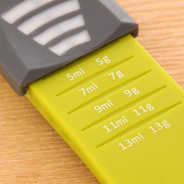 Eight Stalls  Metering Spoon Kitchen Double End Measuring Scale Adjustable