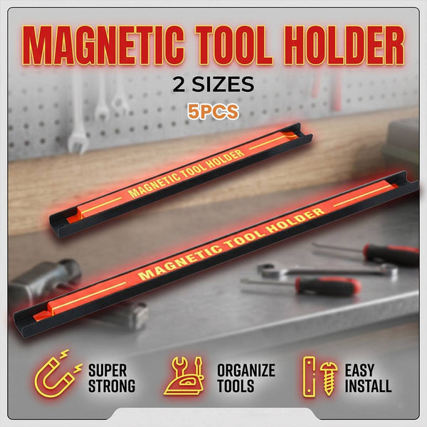 Magnetic Tool Holder Strip Tool Bar Strip Magnetic Knife Rack Workshop Tool Rack