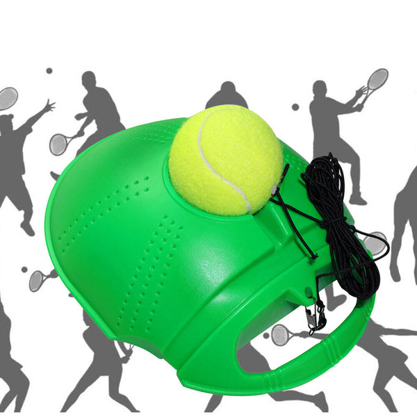 Back Single Solo Training Trainer Tool Set Rebound Balls Base Tennis Practice