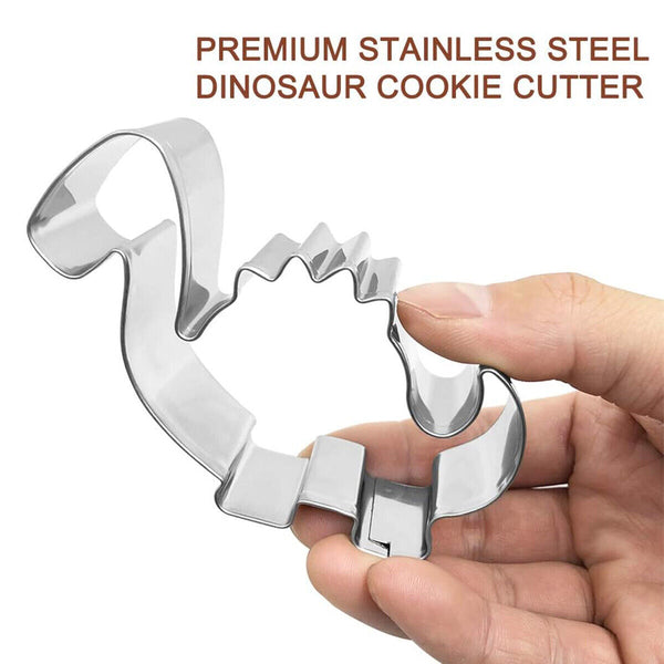 4Pcs Set Decorating Dinosaur/Animal Stainless Steel Cookie Cutter Party Mold