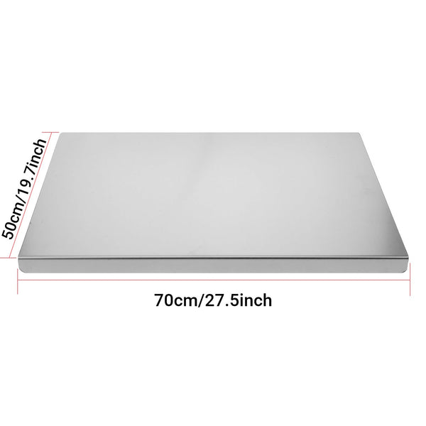 304 Stainless Steel Cutting Chopping Board Pastry Bench Protector Large Board AU